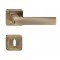 Manere usi OFFICE ( IBIZA ) bronz patinat cu rozeta cheie