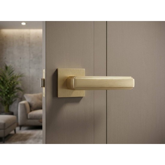 Manere usi CONTE auriu satin rozeta wc