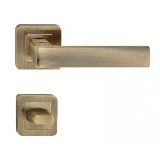 Manere usi OFFICE ( IBIZA ) bronz patinat cu rozeta wc