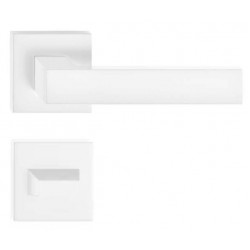 Manere usi Cube ( FOCUS ) slim alb cu rozeta wc 