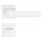 Manere usi Cube ( FOCUS ) slim alb cu rozeta wc 