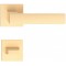 Manere usi CUBE slim auriu satin cu rozeta wc