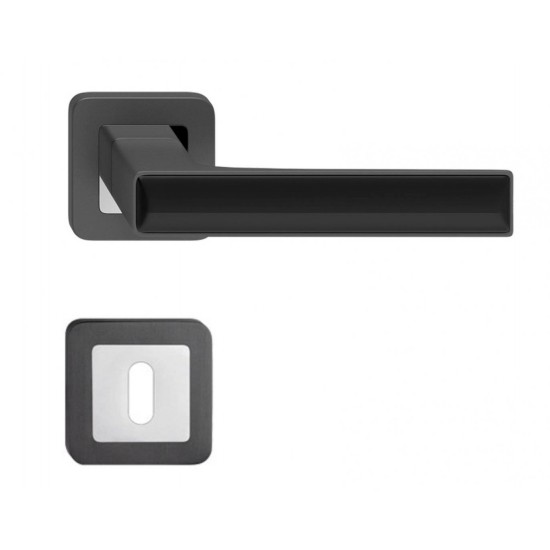 Manere usi Deco grafit decor negru cu rozeta cheie