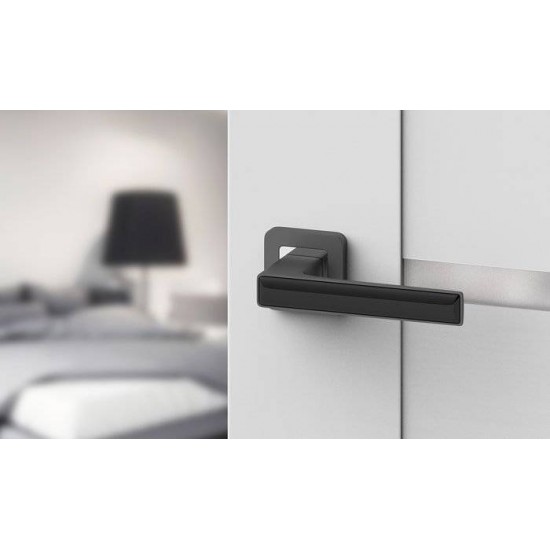 Manere usi Deco grafit decor negru cu rozeta cheie