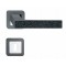 Manere usi Deco grafit cristale negre cu rozeta cheie