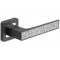 Manere usi Deco grafit cristale albe cu rozeta wc