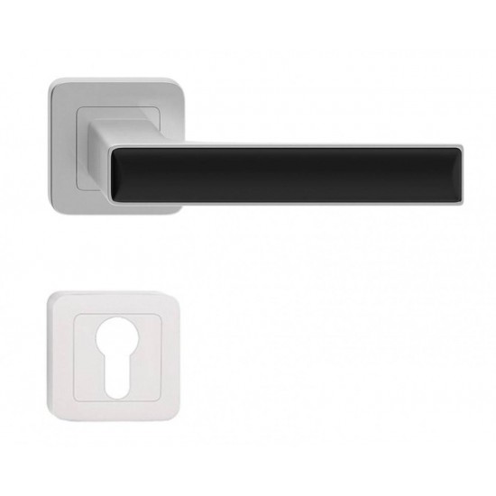 Manere usi Deco nichel decor negru cu rozeta yala 