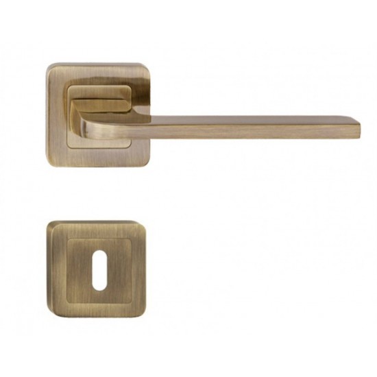 Manere usi FIESTA bronz patinat cu rozeta cheie