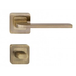 Manere usi FIESTA bronz patinat cu rozeta wc