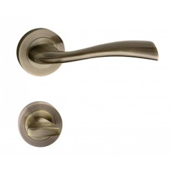 Manere usi FLY ( LIBRA ) bronz cu rozeta wc