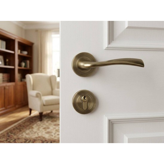 Manere usi FLY ( LIBRA ) bronz cu rozeta yala