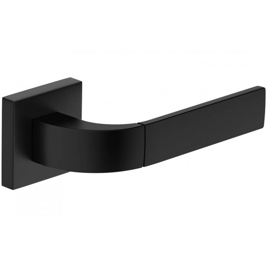 Manere usi FOCUS negru mat cu rozeta wc