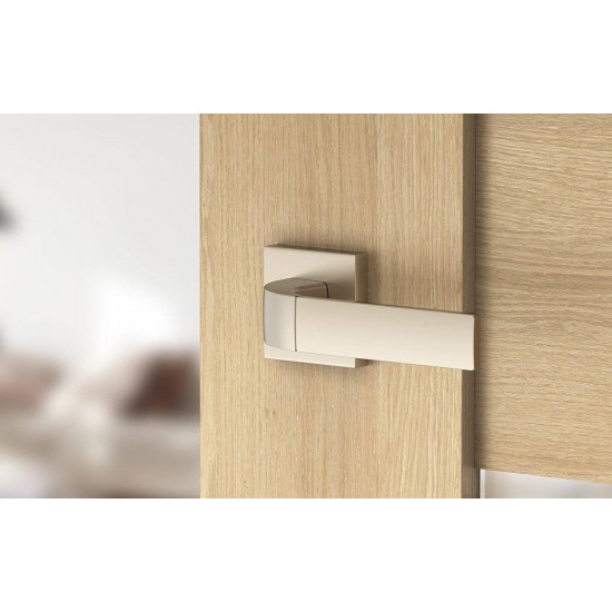 Manere usi FOCUS nichel velvet cu rozeta wc