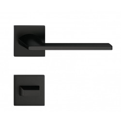 Manere usi HARMONY SLIM negru mat cu rozeta wc