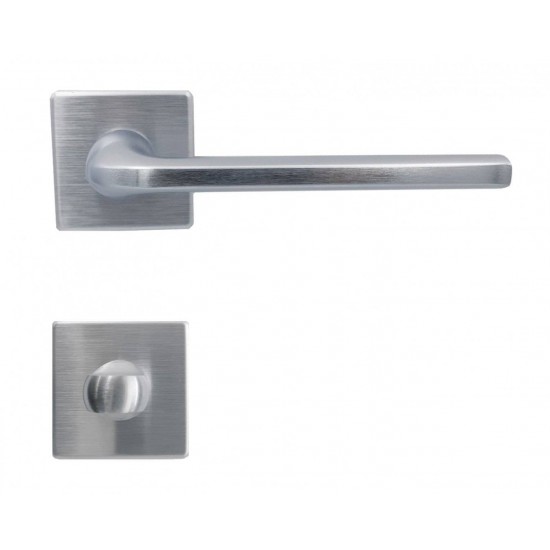 Manere usi Holiday cu rozeta wc crom satin