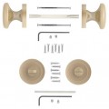 Butoni mobil STALA bronz patinat cu rozeta wc