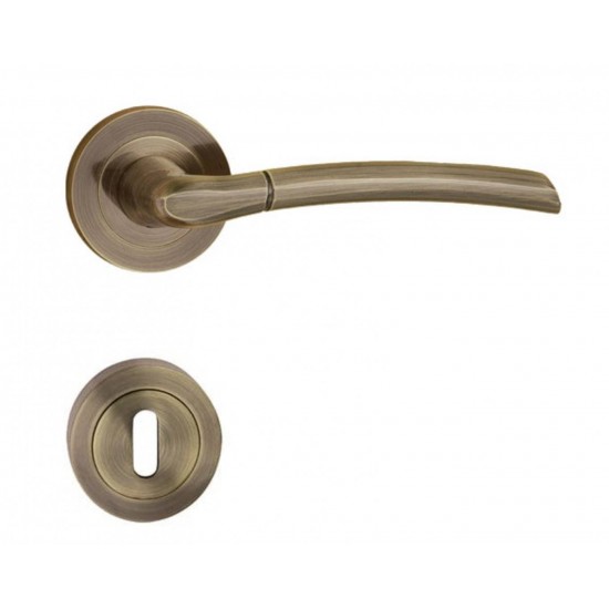 Manere usi LISA ( Zorba ) bronz patinat cu rozeta cheie