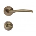 Manere usi LISA ( Zorba ) bronz patinat cu rozeta wc
