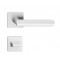 Manere usi Luna Q slim crom satin cu rozeta wc