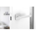 Manere usi Luna Q slim crom satin cu rozeta wc