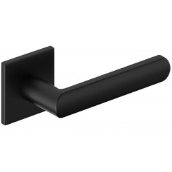 Manere usi Luna Q slim negru mat cu rozeta wc