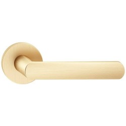 Manere usi Luna R slim auriu satin