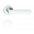 Manere usi Luna R slim crom satin cu rozeta cheie
