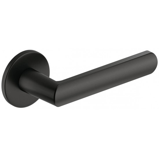 Manere usi LUNA R slim negru mat 