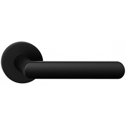 Manere usi LUNA R slim negru mat 