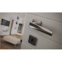 Manere usi OFFICE ( IBIZA ) nichel satin cu rozeta cheie