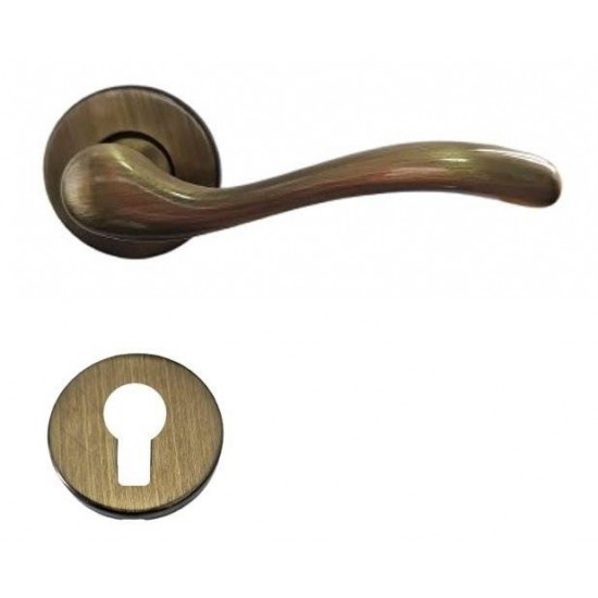 Manere usi Onda bronz grafiat cu rozeta yala