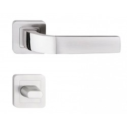 Manere usi PRIMA nichel satin cu rozeta wc