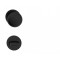 Butoni ORBIS SLIM mobili negru mat cu rozeta wc